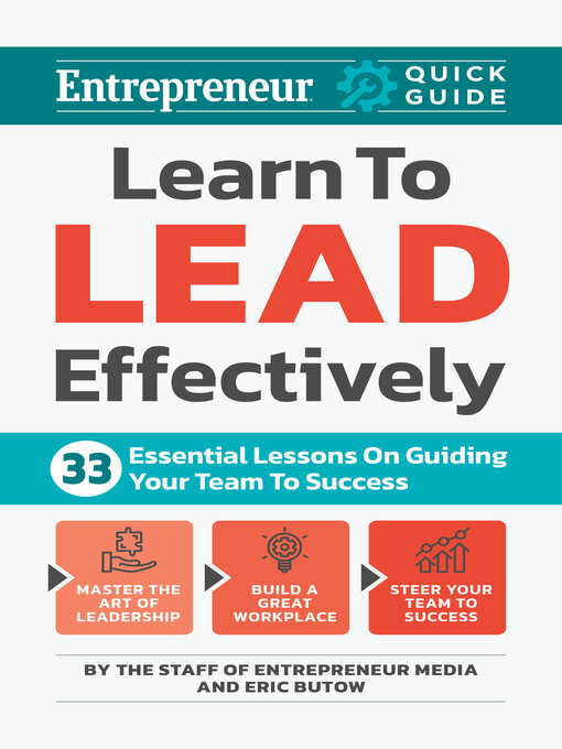Cover image for Learn to Lead Effectively